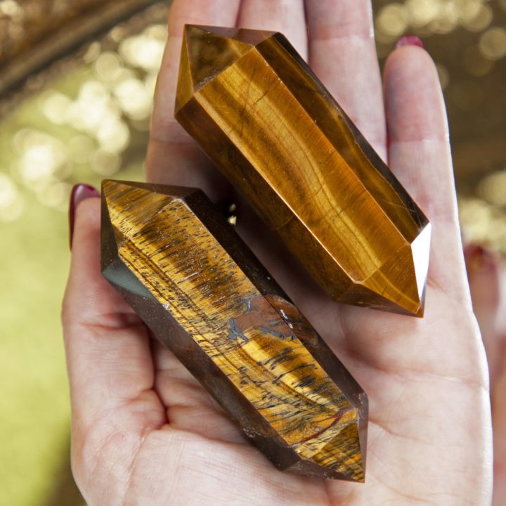 Tiger's Eye Double Terminated Wand