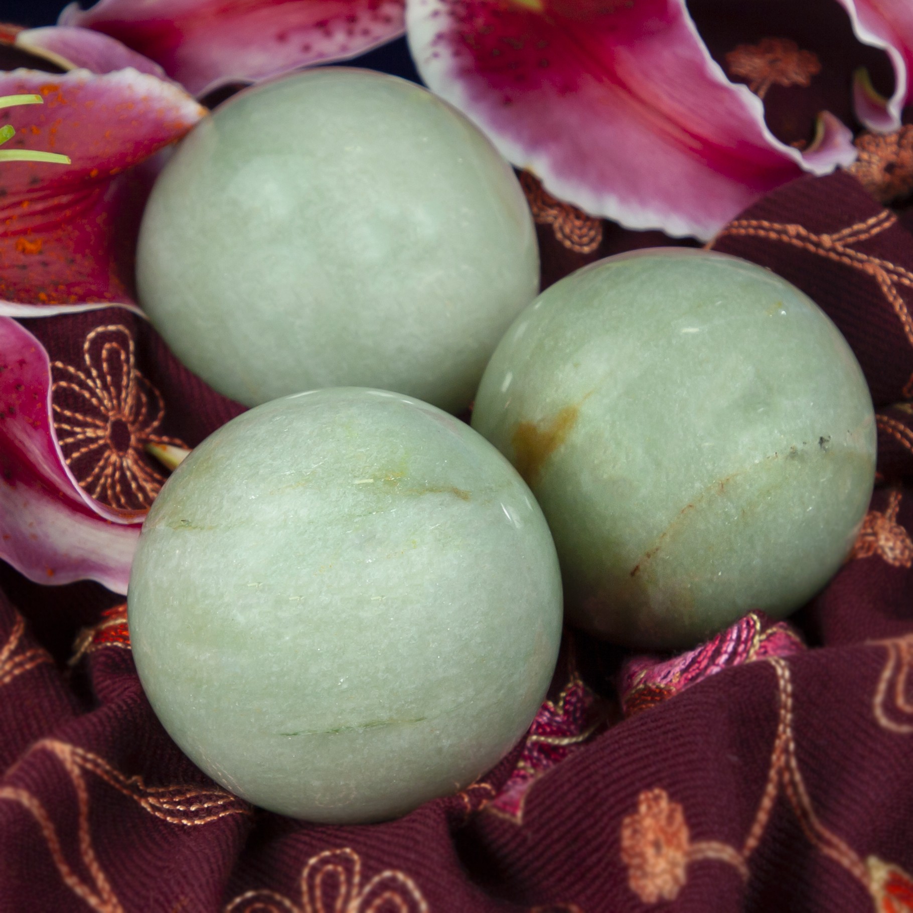 Green Aventurine Good Luck Sphere for abundance and success