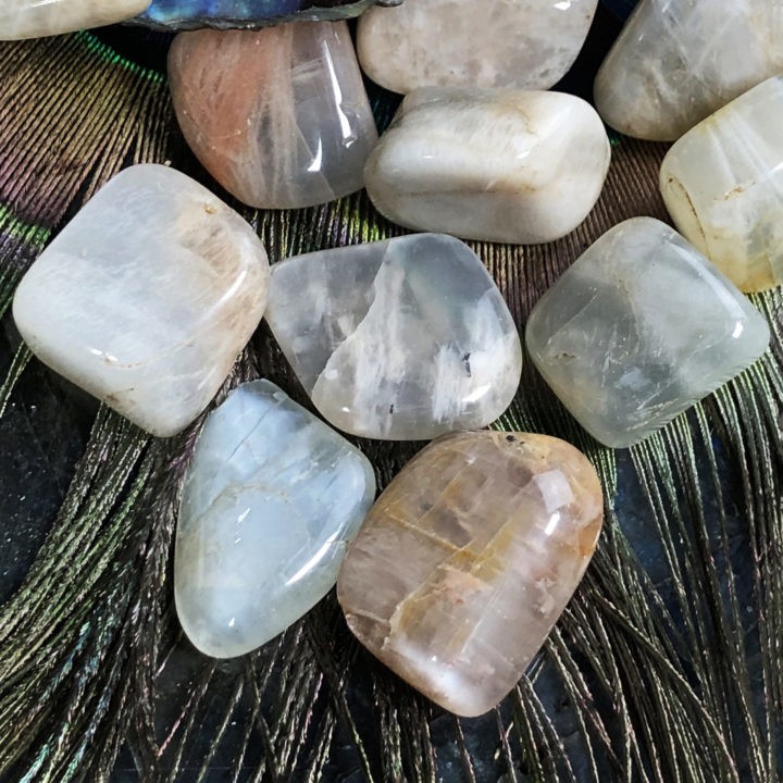 Medium Tumbled Moonstone