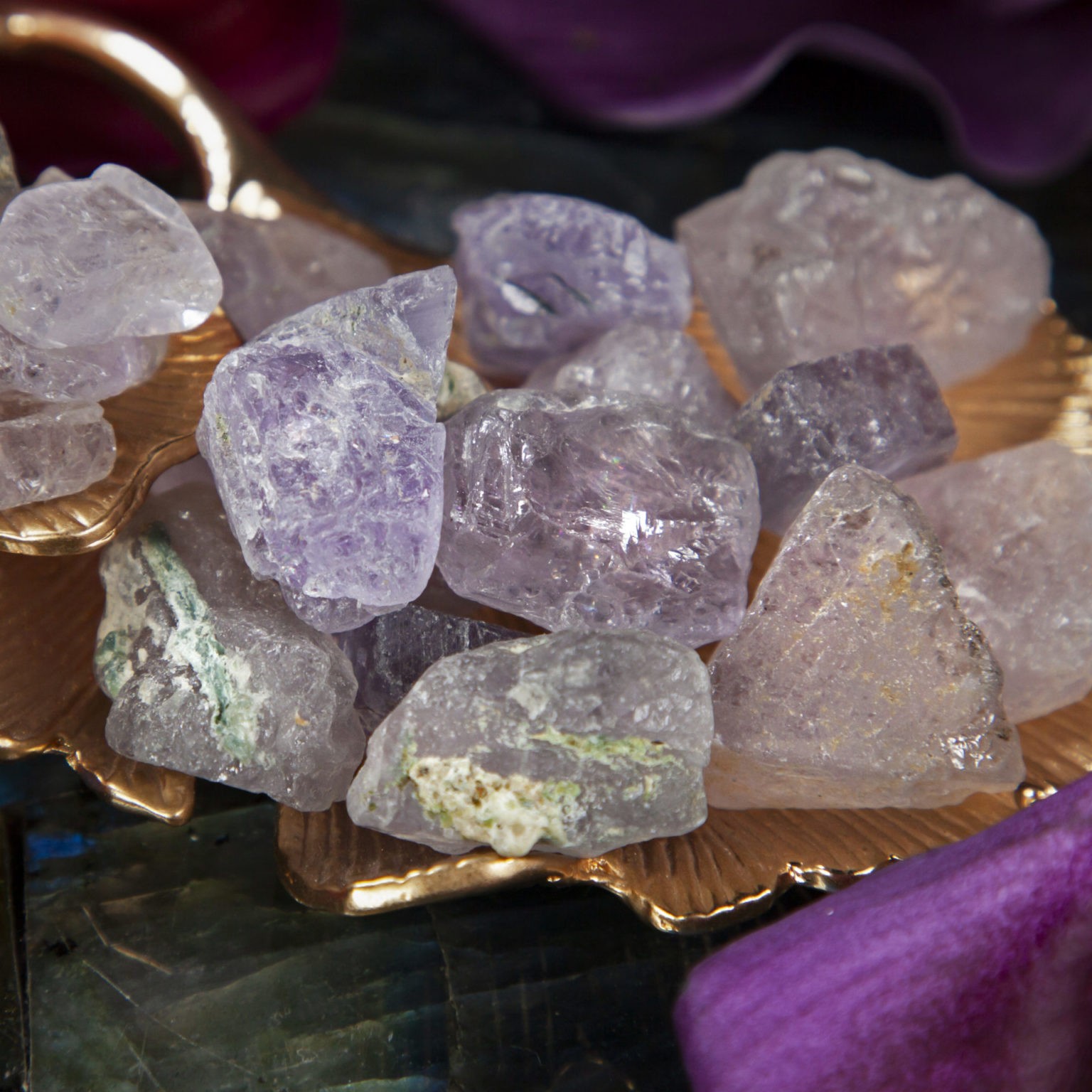 Sage Goddess Natural Purple Apatite for harmonizing your energy centers