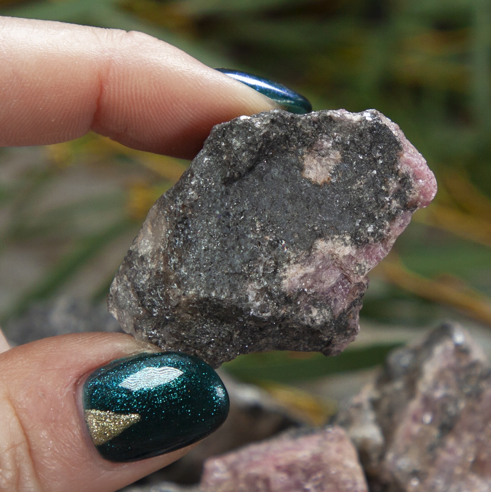 Natural Rhodonite for discovering your gifts and heart healing