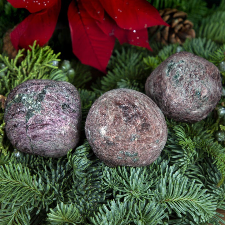 Raw Garnet and Fuchsite Love, Balance, and Healing Magic Ball