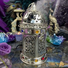 Silver Electric Bakhoor Incense Burner