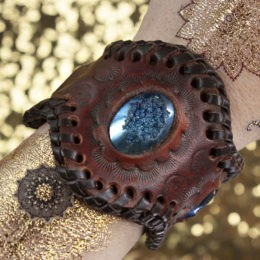 Titanium Aura Druzy Bracelet