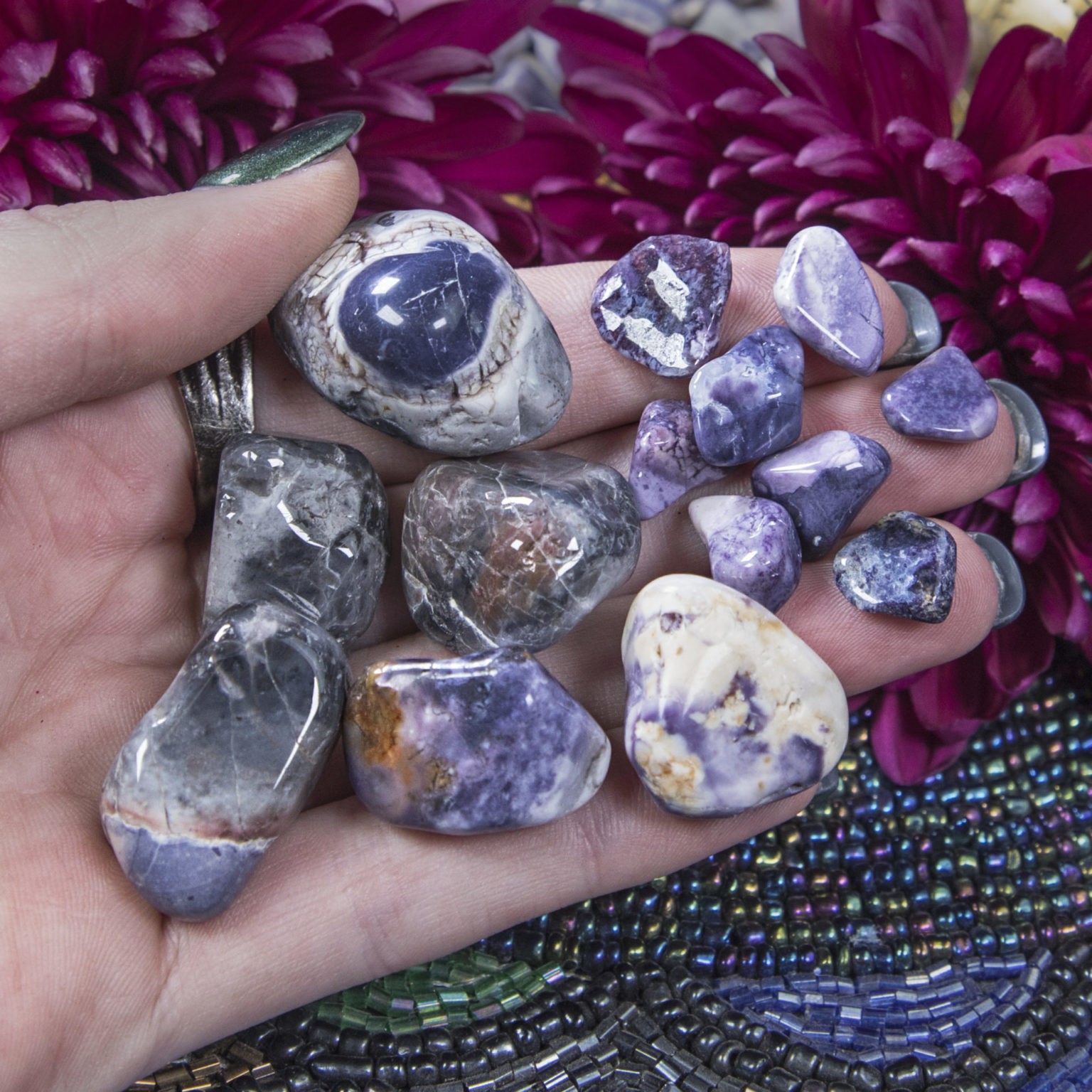 Tumbled Tiffany Stone for high vibes, psychic ability, and passion