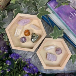 Healing Hexagon Gemstone Tray
