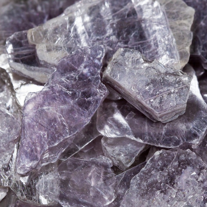 Natural Lepidolite Flakes