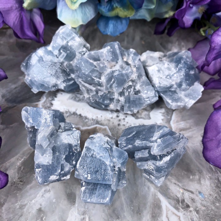 Natural Blue Calcite