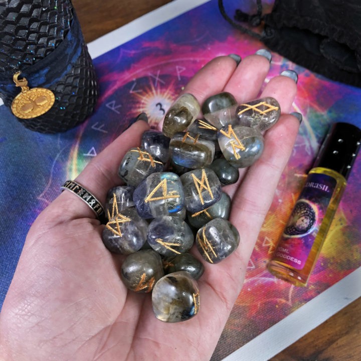 New Moon Divination Magic: Rune Set