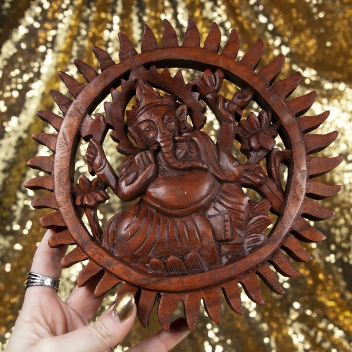 Suar Wood Ganesha