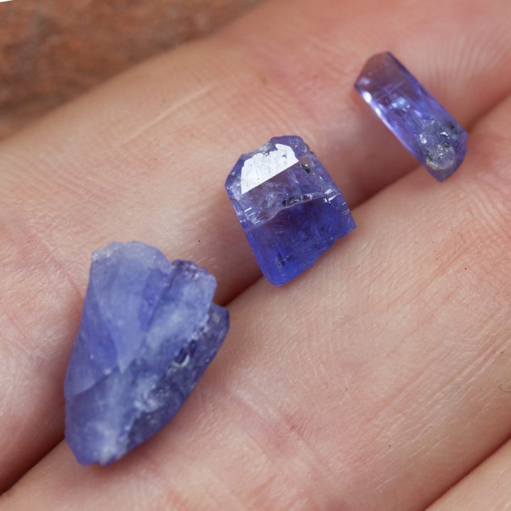 Blue Tanzanite Crystal