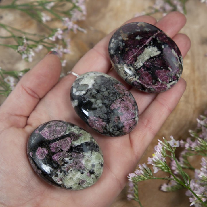 Eudialyte Trauma Release Palm Stone