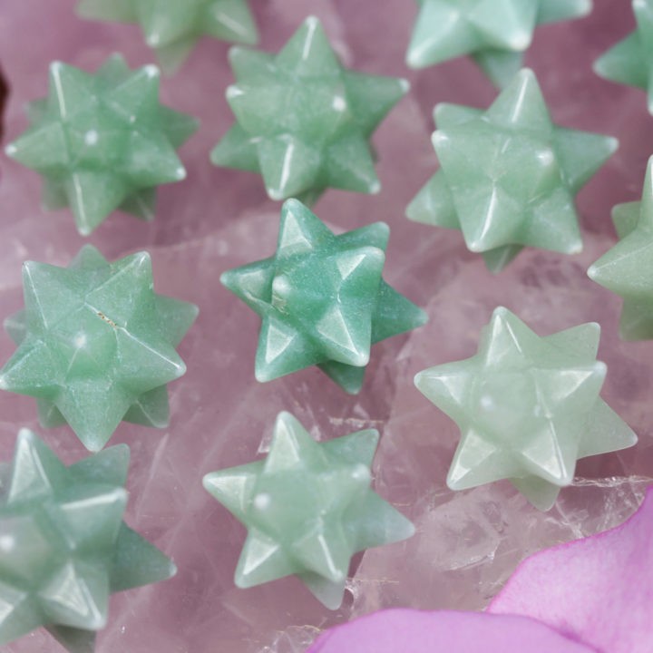 Green Aventurine 12-Pointed Abundance Star