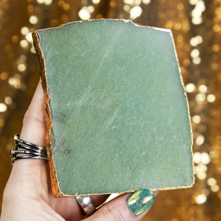 Green Aventurine Charging Plate