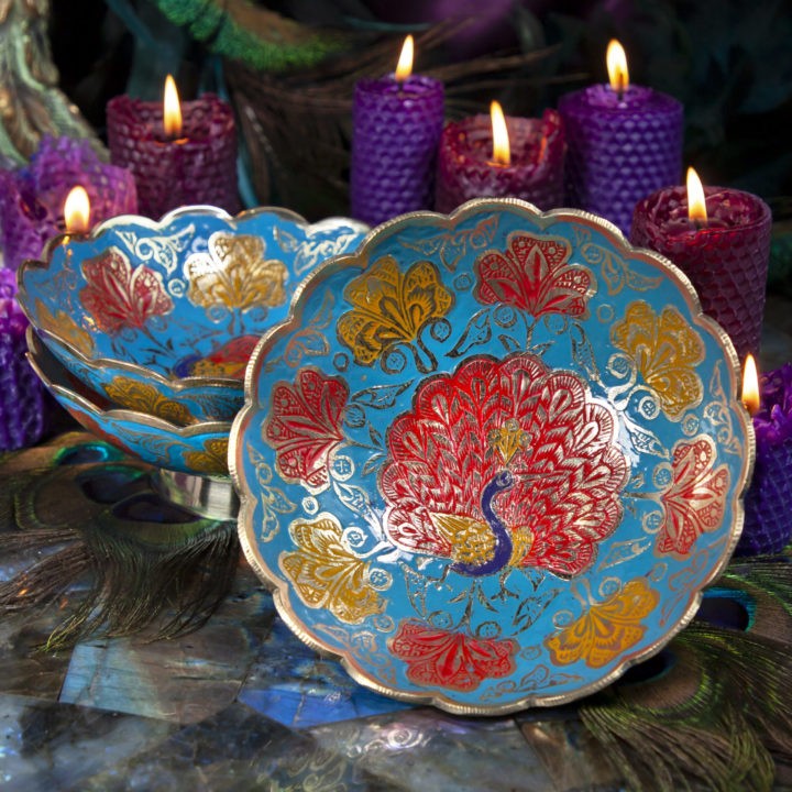Peacock Offering Plate