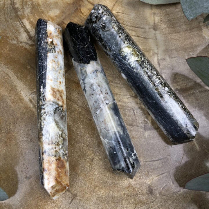 Alchemy Plus Double Terminated Black Tourmaline Wand