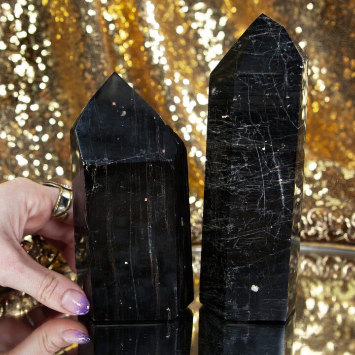 Black Tourmaline with Hematite Generator