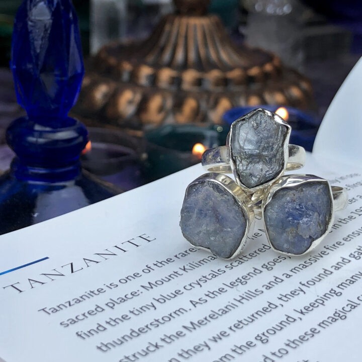 Blue Tanzanite Ascension and Alchemy Ring