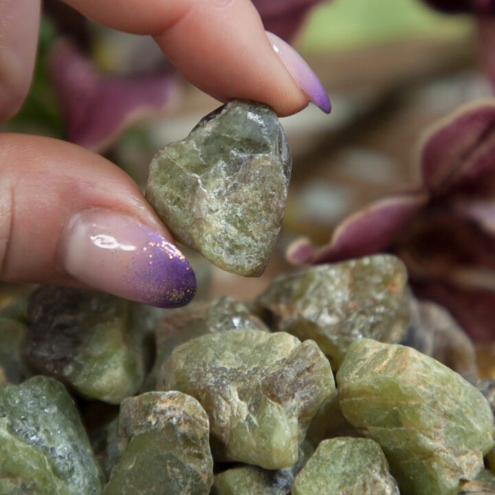 Natural Green Titanite