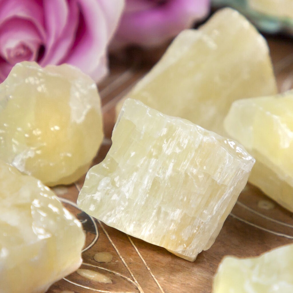 Natural Yellow Calcite for purification and personal power