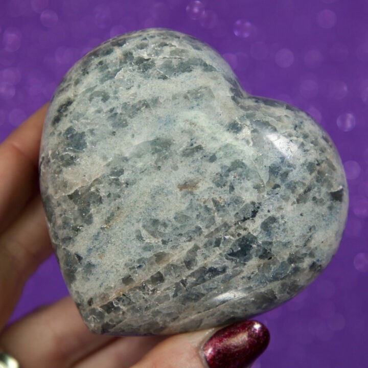 Blue Quartz Heart