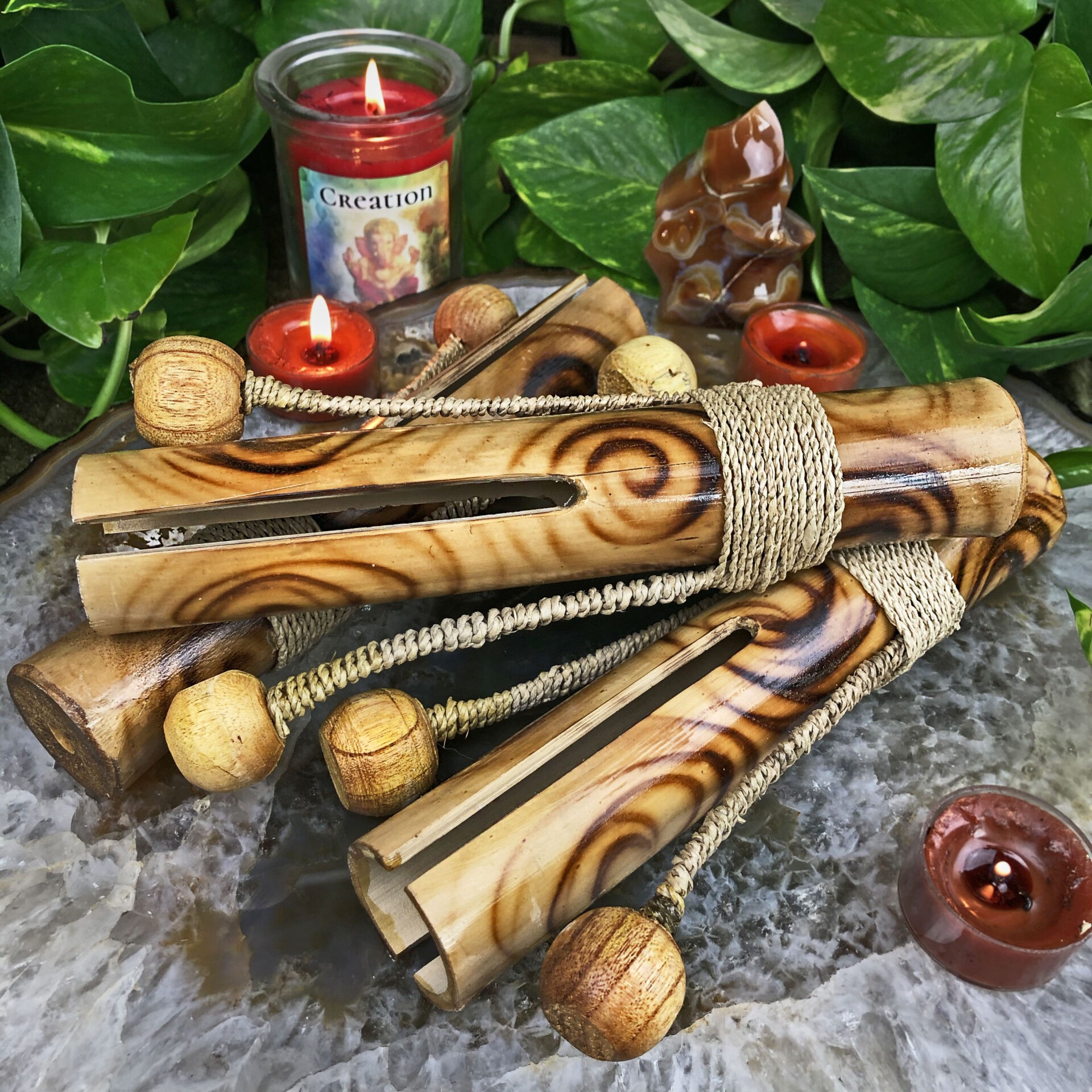 Sage Goddess Etek Etek Bamboo Percussion Instrument  from Bali 