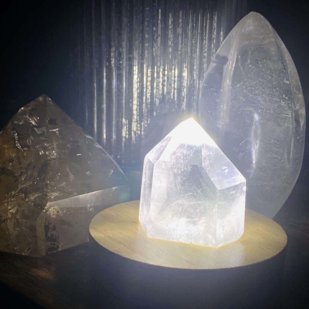 Sage Goddess LED Lighted Gemstone Display Stand to light up your gems