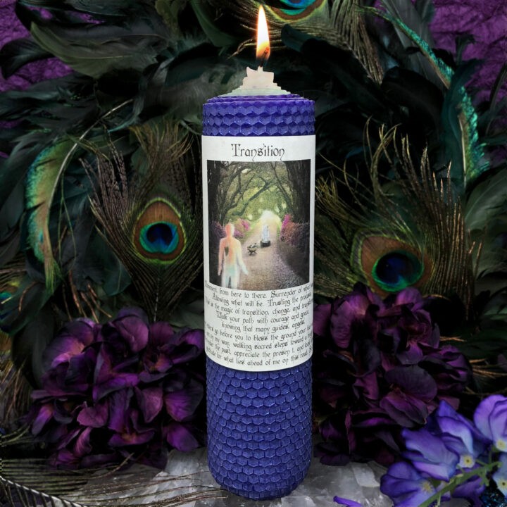 Transition Beeswax Intention Candle