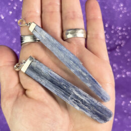 Blue Kyanite Sterling Silver Pendant
