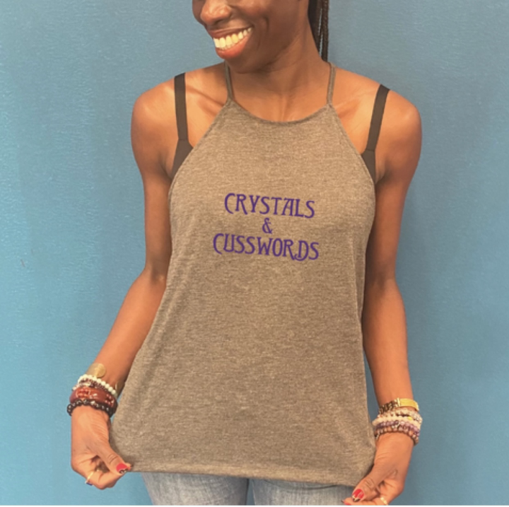 Crystals and Cuss Words Tank Top