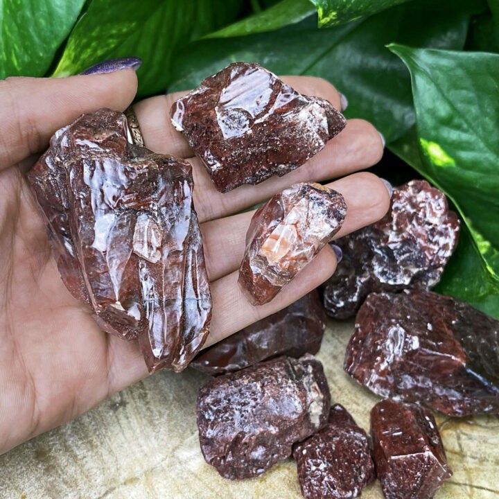 Natural Red Calcite