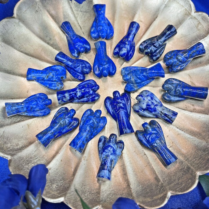 Queens Lapis Lazuli Pocket Angel