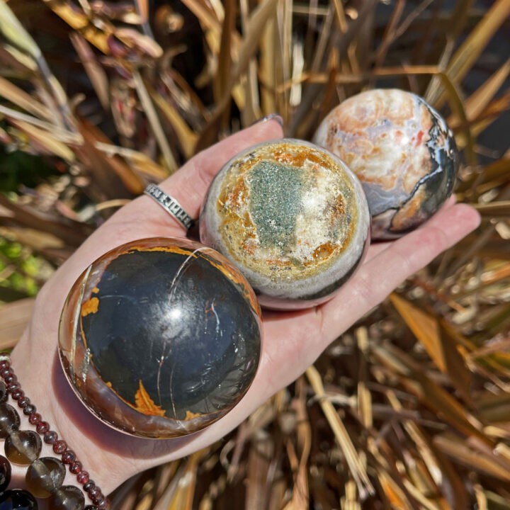 Agate Eye Strength and Protection Sphere