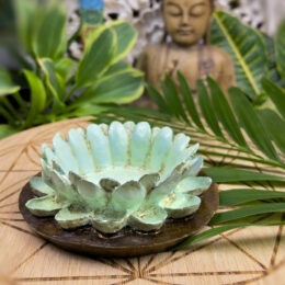 Hand Painted Lotus Flower Bowl