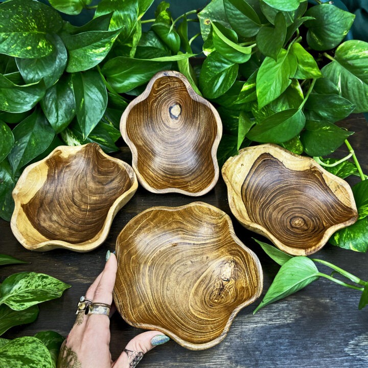 Handmade Teak Wood Bowl