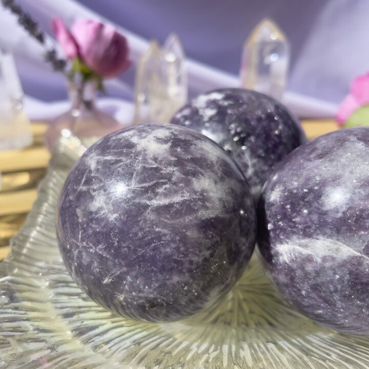 Lepidolite Serenity Sphere