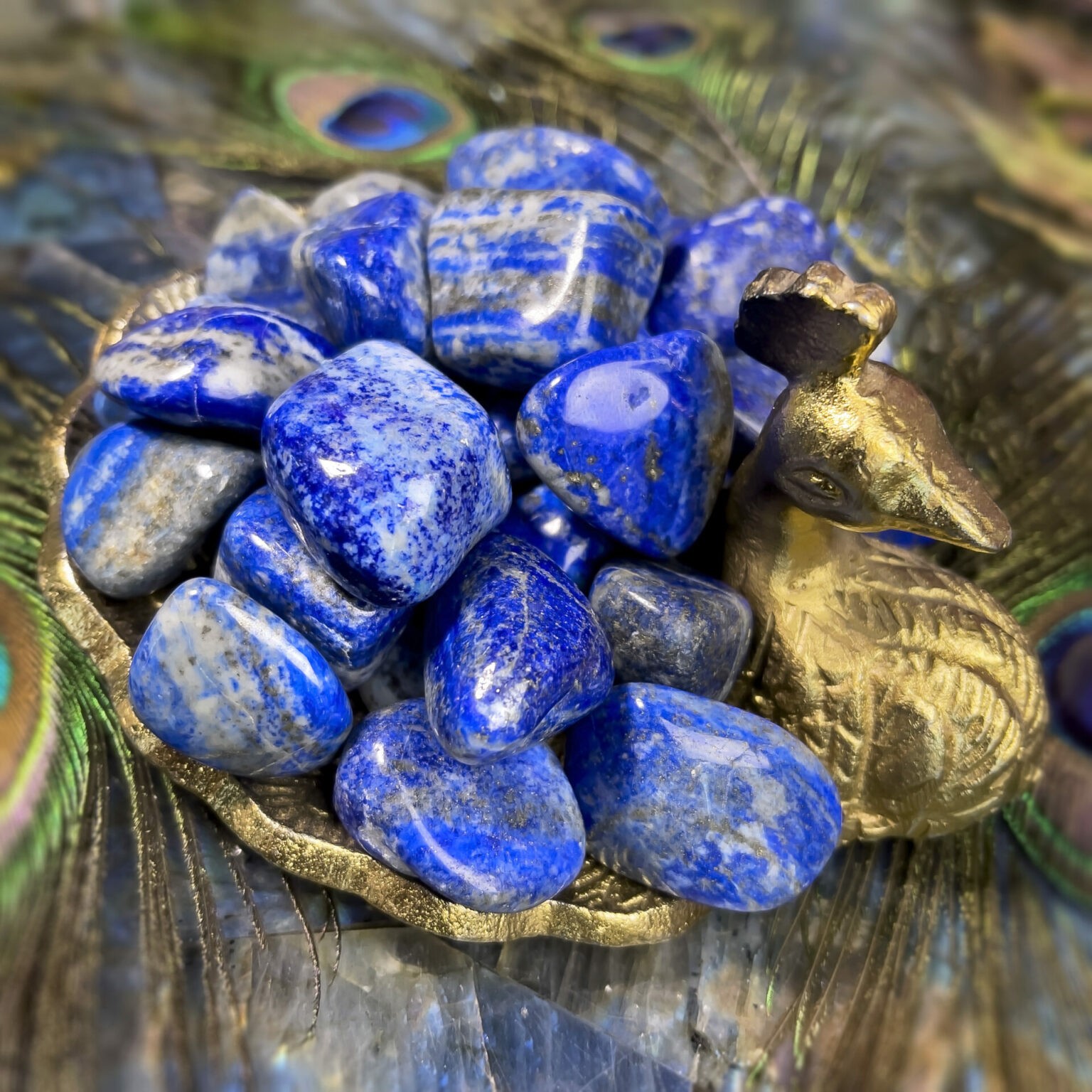 Sage Goddess Tumbled Lapis Lazuli For Confidence Intuition And Wisdom