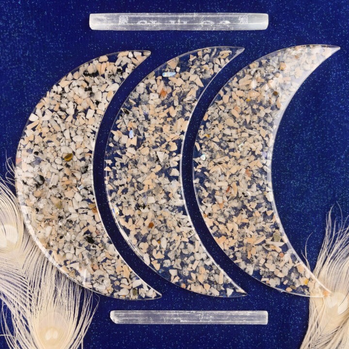 Luna's Magical Rainbow Moonstone Tray