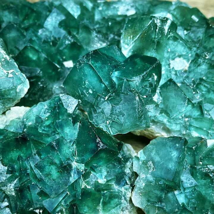 Natural Cubic Green Fluorite