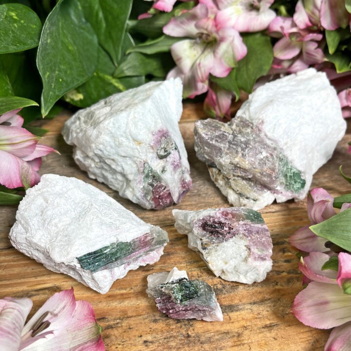 Master Heart Healing Watermelon Tourmaline in Magic Matrix