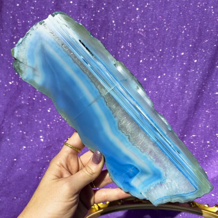 Blue Agate Slice