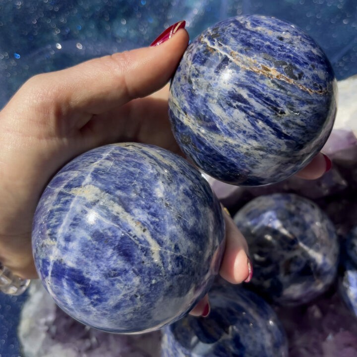 Peaceful Presence Sodalite Sphere