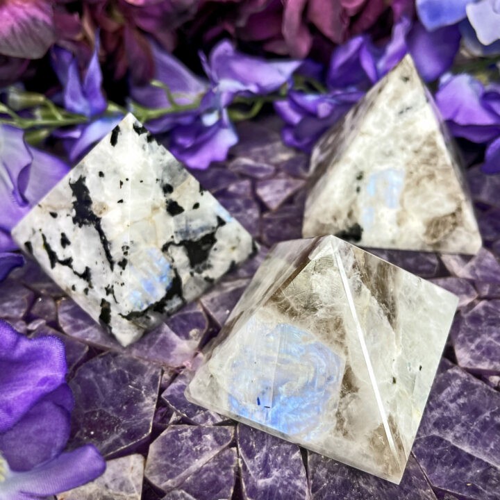 Rainbow Moonstone Pyramid of Possibility