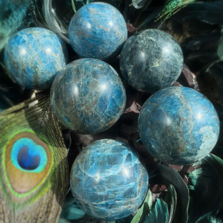 Blue Apatite Spirit Guide Sphere