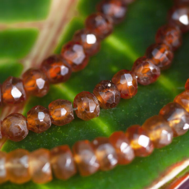 Fortune and Prosperity Faceted Hessonite Garnet Bracelet