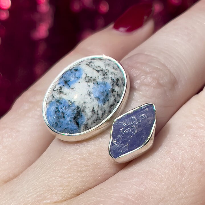 K2 and Tanzanite Ring