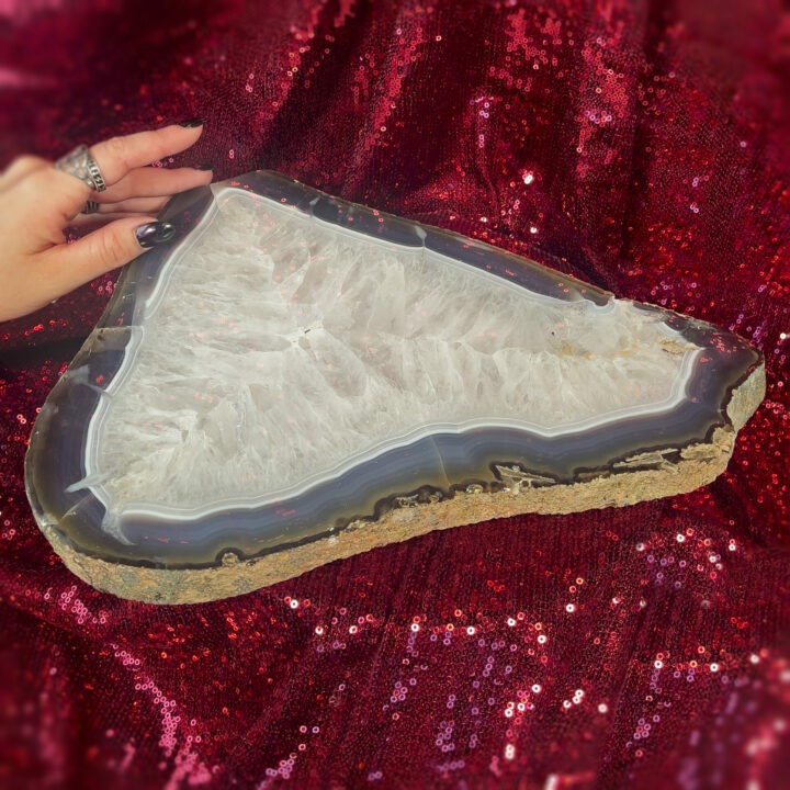 Large Agate Charging Plate