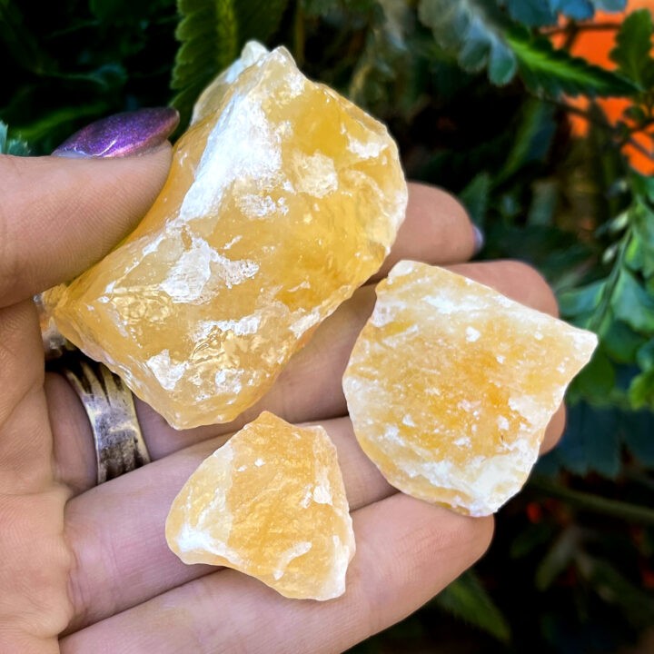 Natural Orange Calcite
