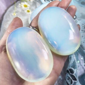 Opalite Palm Stone