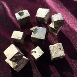 Natural Pyrite Cube